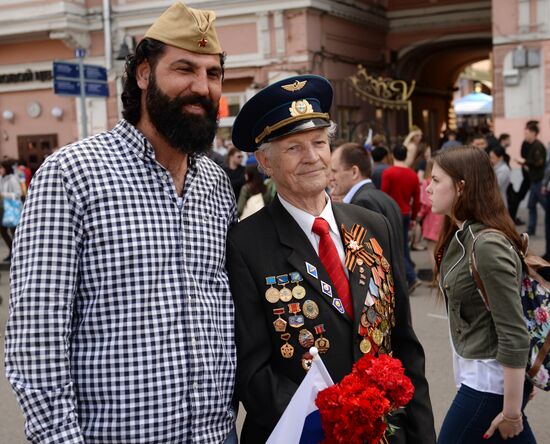Celebration of Victory Day in Moscow
