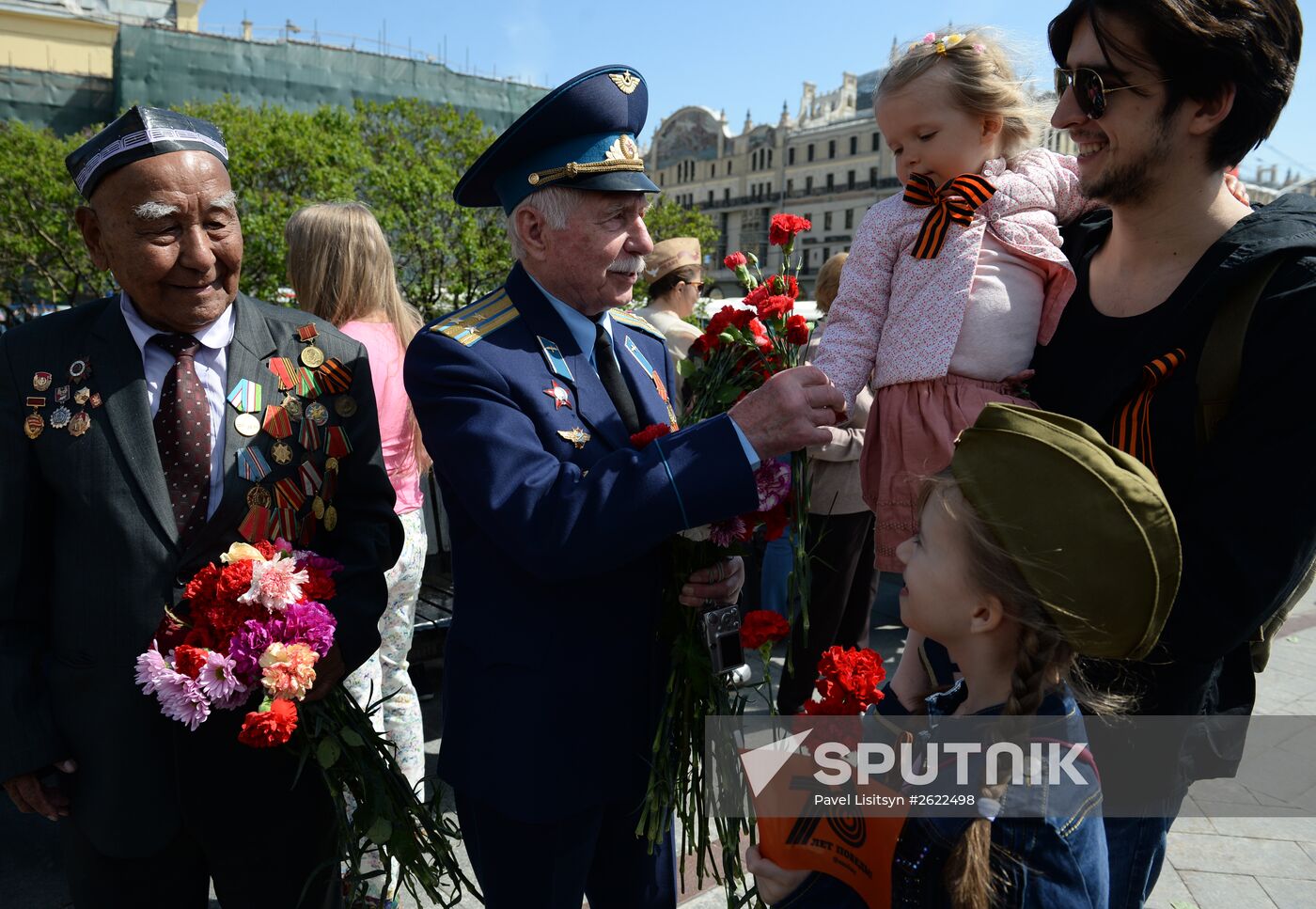 Celebration of Victory Day in Moscow