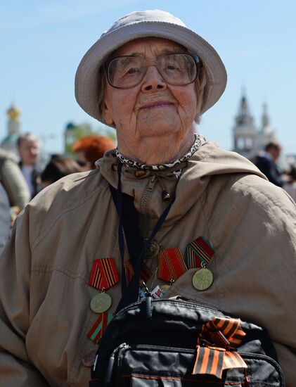 Celebration of Victory Day in Moscow