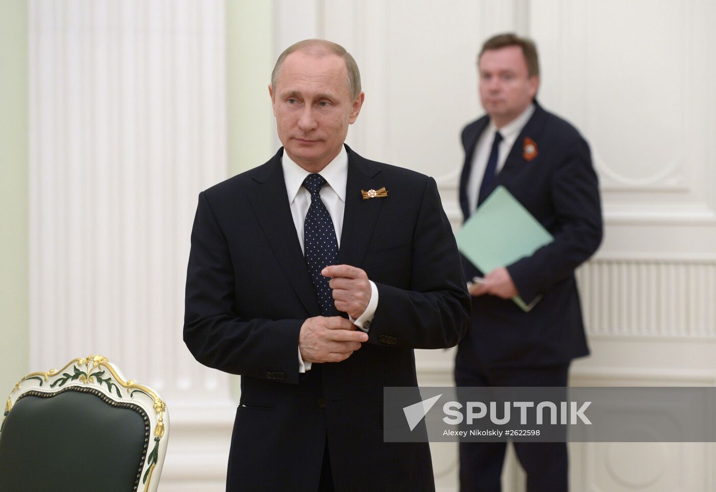 Russian President Vladimir Putin meets with President of South Africa Jacob Zuma