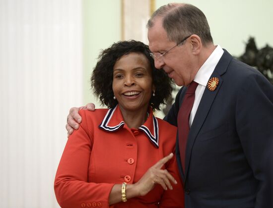 Russian President Vladimir Putin meets with President of South Africa Jacob Zuma