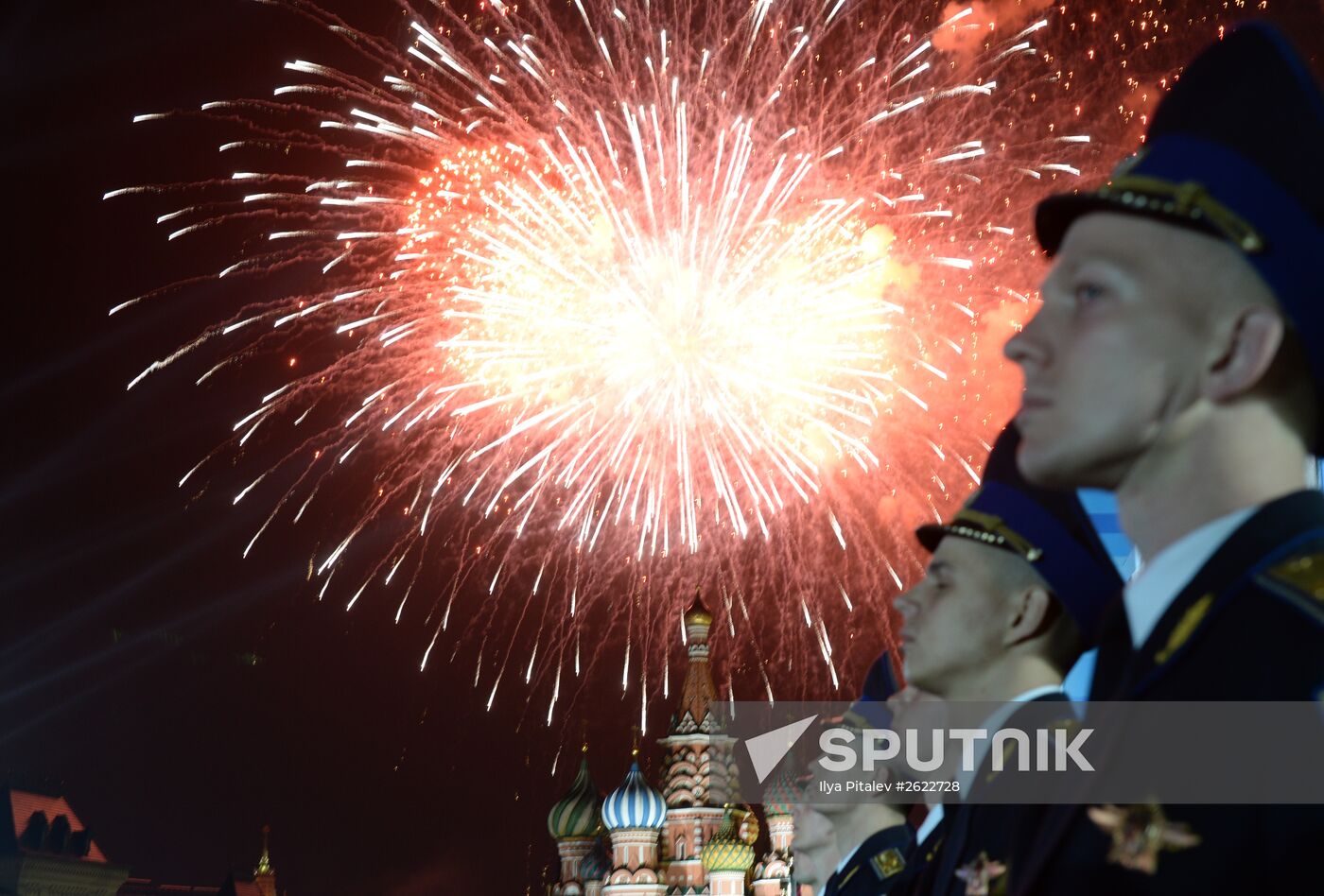 Fireworks to mark 70th anniversary of Victory in 1941-1945 Great Patriotic War