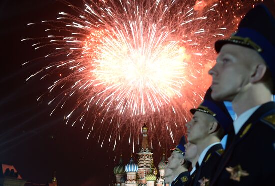 Fireworks to mark 70th anniversary of Victory in 1941-1945 Great Patriotic War