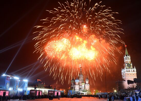 Fireworks to mark 70th anniversary of Victory in 1941-1945 Great Patriotic War