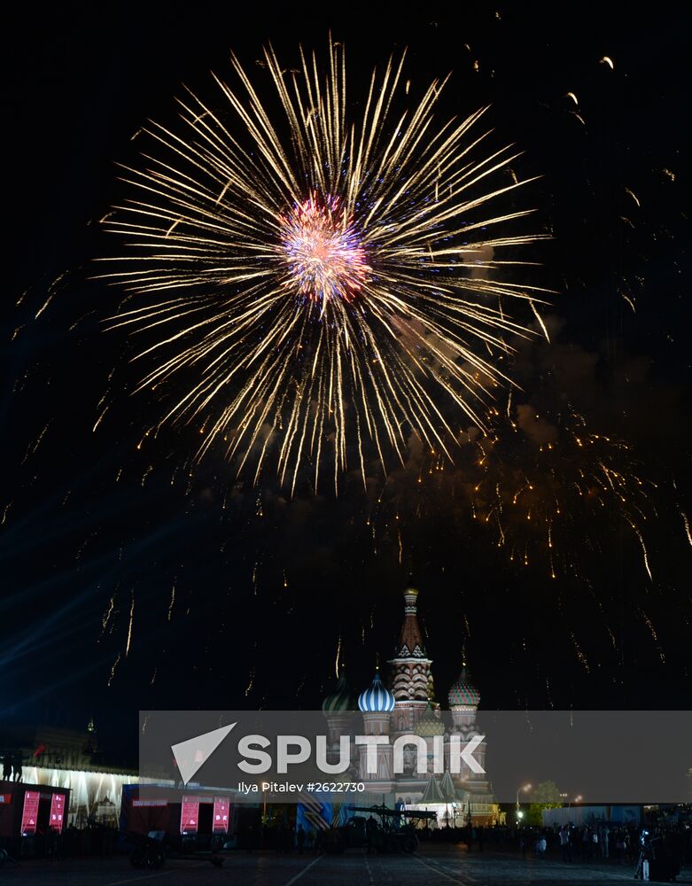 Fireworks to mark 70th anniversary of Victory in 1941-1945 Great Patriotic War