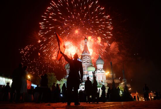 Fireworks to mark 70th anniversary of Victory in 1941-1945 Great Patriotic War