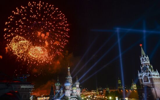 Fireworks to mark 70th anniversary of Victory in 1941-1945 Great Patriotic War