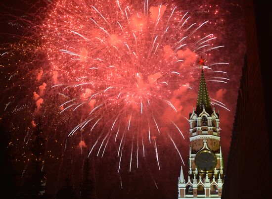Fireworks to mark 70th anniversary of Victory in 1941-1945 Great Patriotic War