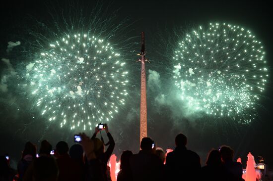 Fireworks to mark 70th anniversary of Victory in 1941-1945 Great Patriotic War