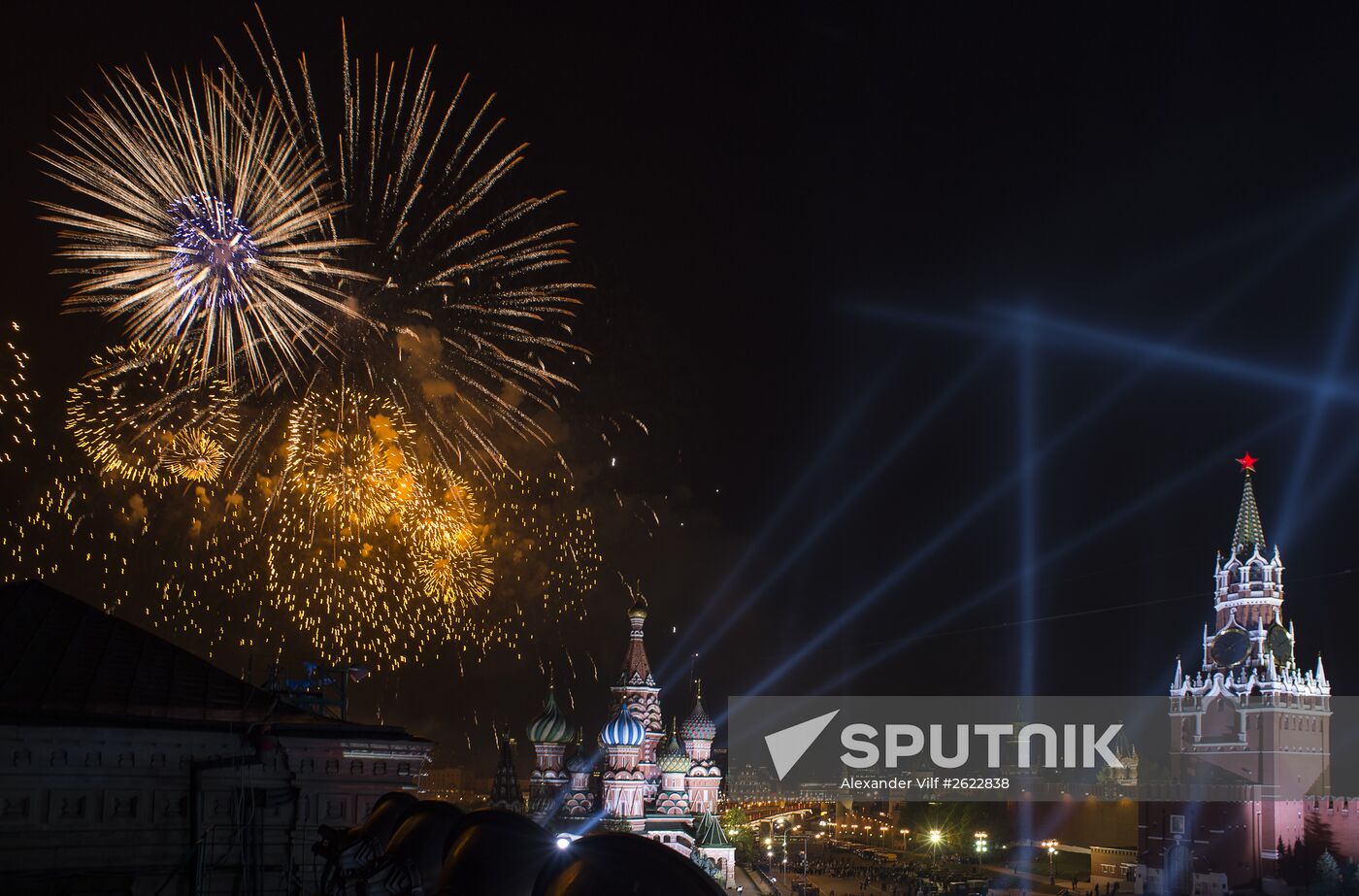 Fireworks to mark 70th anniversary of Victory in 1941-1945 Great Patriotic War