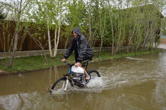 Flood in Novosibirsk