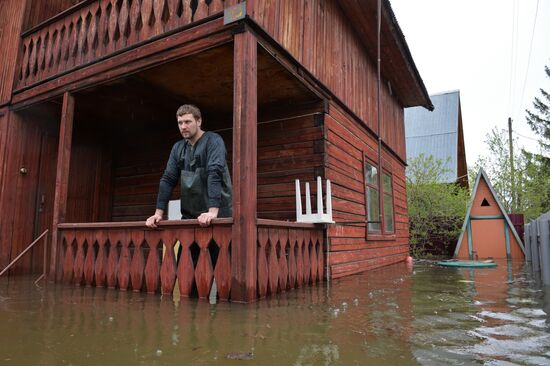 Flood in Novosibirsk