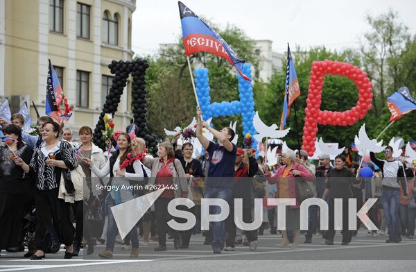 Donetsk celebrates Republic Day