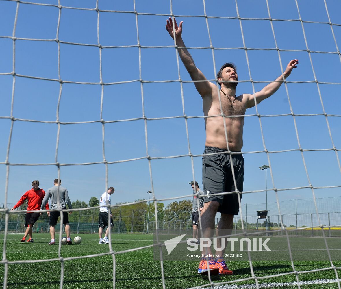 2015 IIHF World Championship. Russian national team's training session