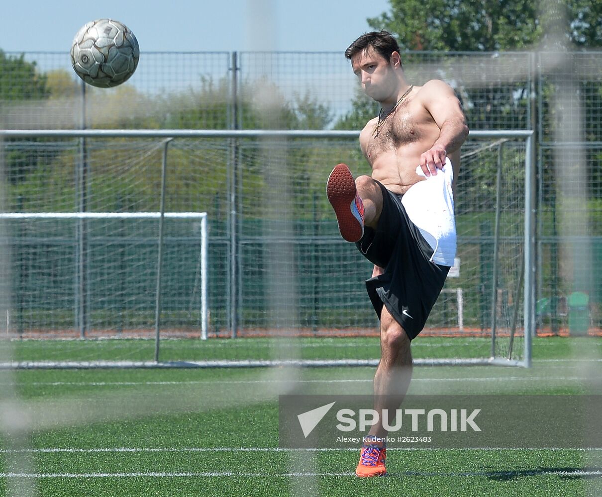 2015 IIHF World Championship. Russian national team's training session