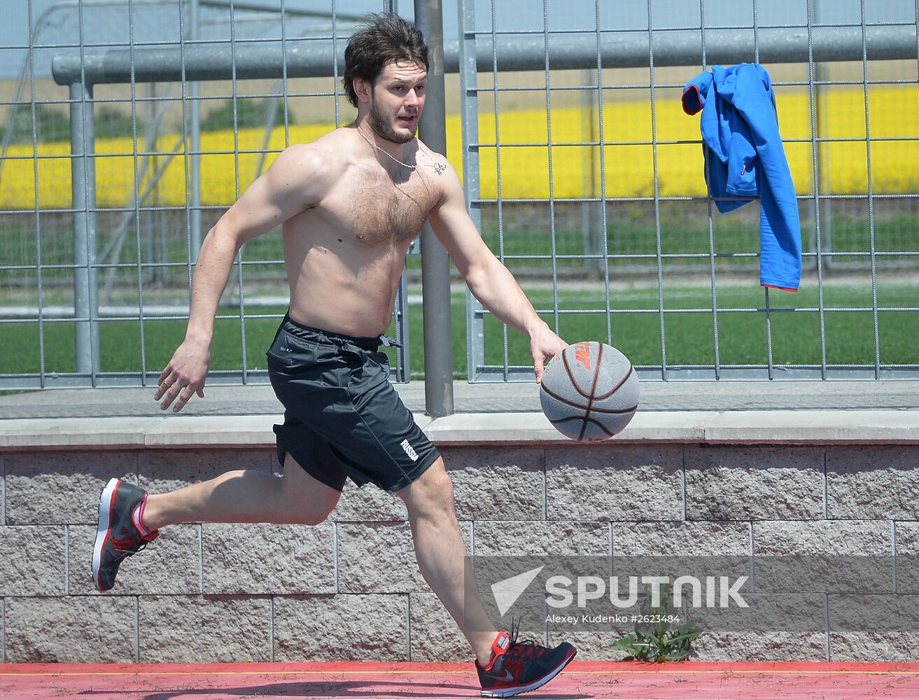 2015 IIHF World Championship. Russian national team's training session