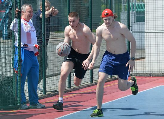 2015 IIHF World Championship. Russian national team's training session