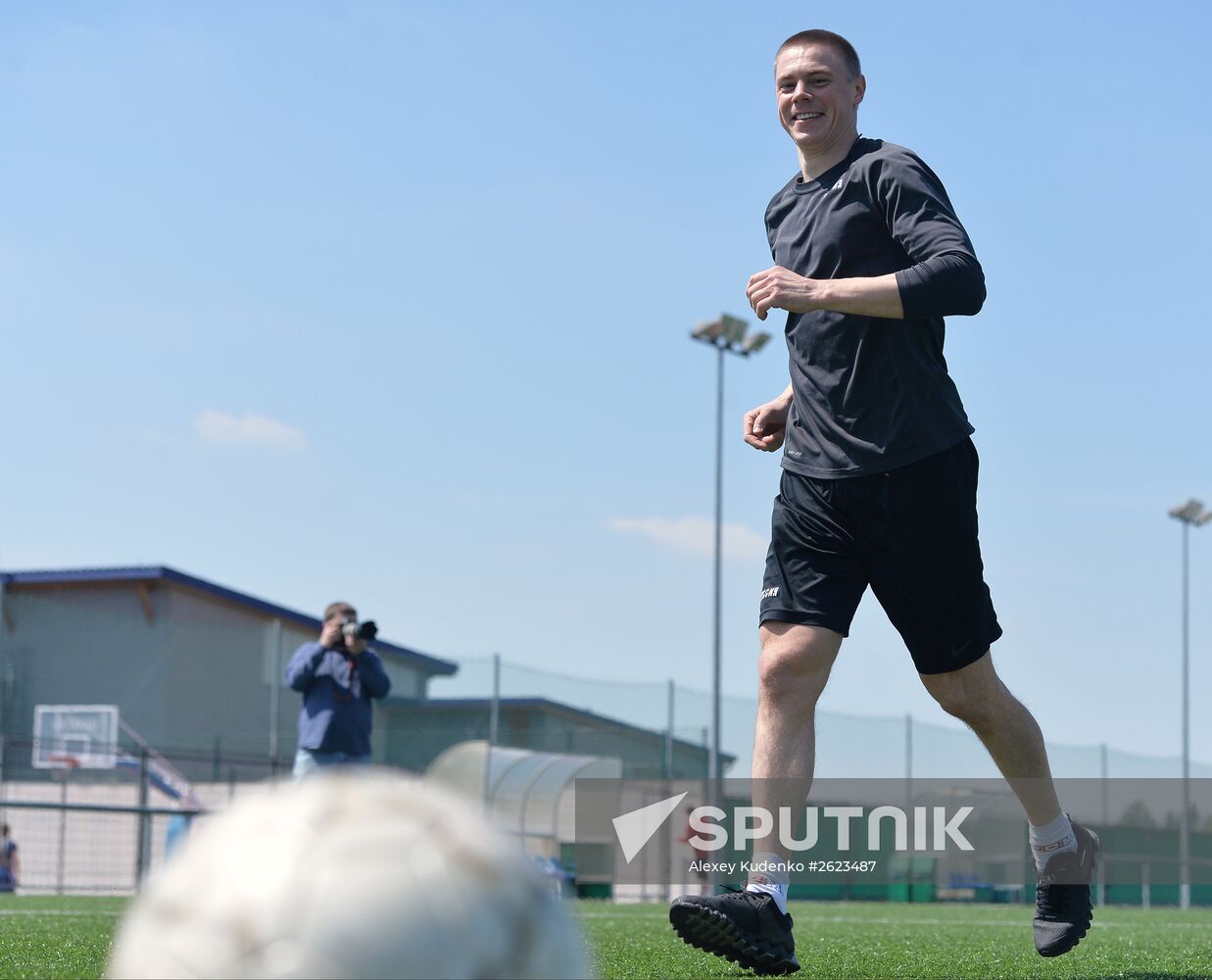 2015 IIHF World Championship. Russian national team's training session
