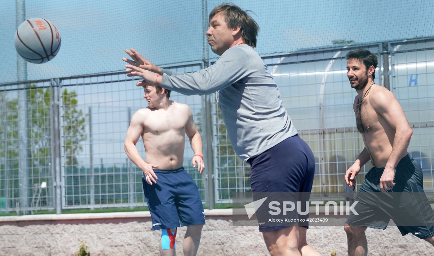 2015 IIHF World Championship. Russian national team's training session