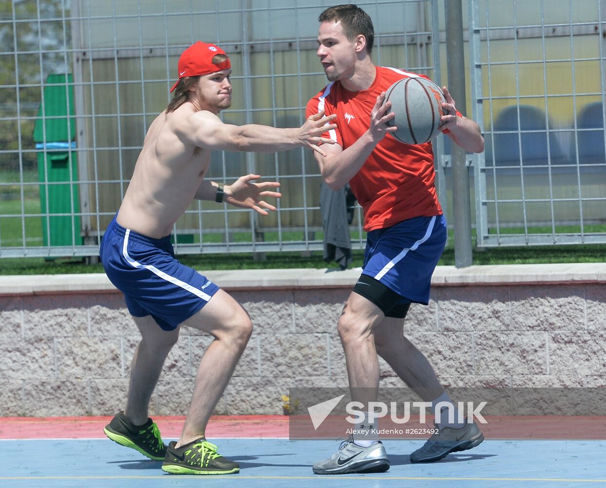 2015 IIHF World Championship. Russian national team's training session