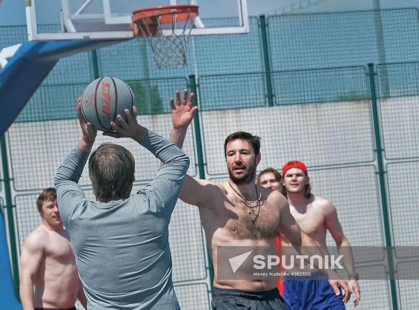 2015 IIHF World Championship. Russian national team's training session