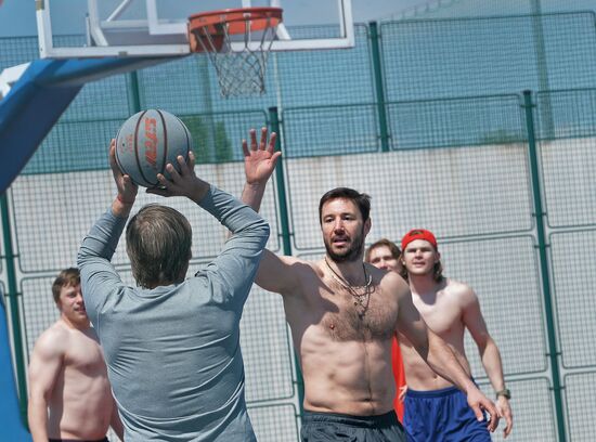 2015 IIHF World Championship. Russian national team's training session