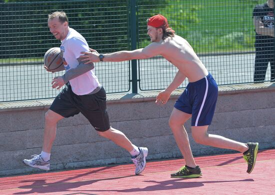 2015 IIHF World Championship. Russian national team's training session