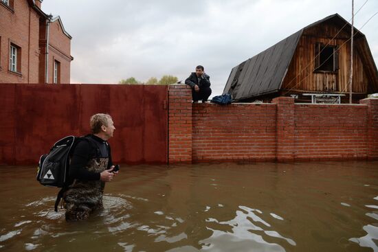 Flood in Novosibirsk