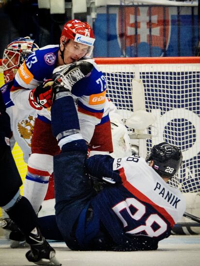2015 Men's World Ice Hockey Championships. Slovakia vs. Russia
