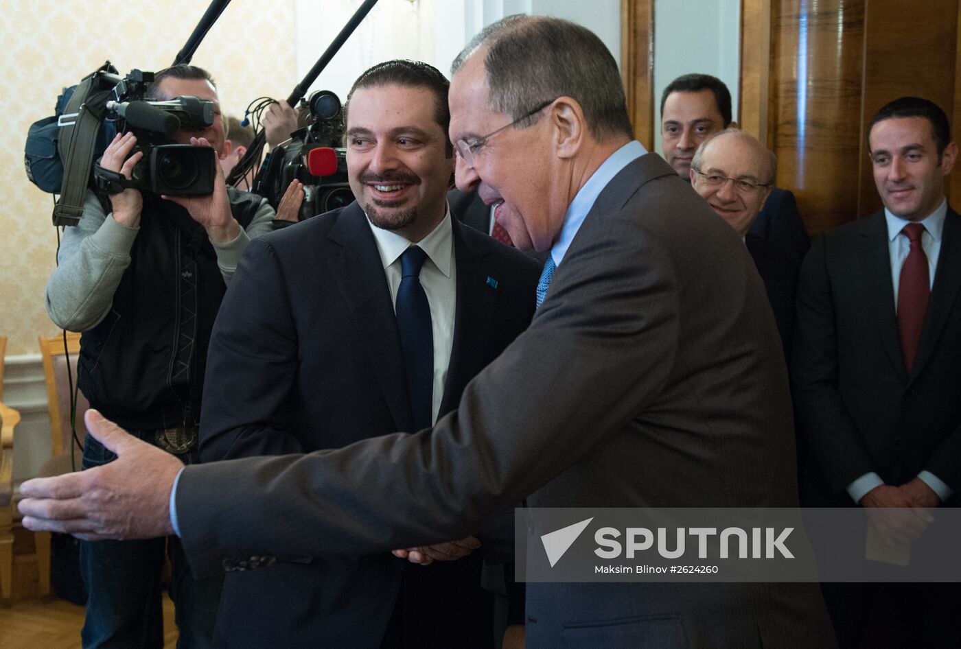 Foreign Minister Sergey Lavrov meets with ex-prime minister of Lebanon Saad Hariri