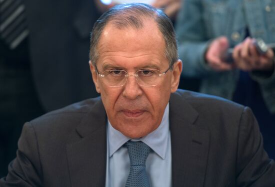 Foreign Minister Sergey Lavrov meets with ex-prime minister of Lebanon Saad Hariri