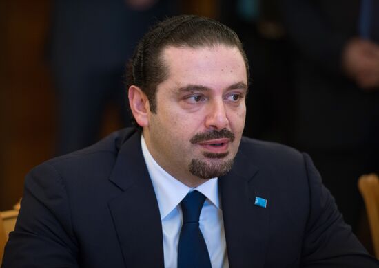 Foreign Minister Sergey Lavrov meets with ex-prime minister of Lebanon Saad Hariri