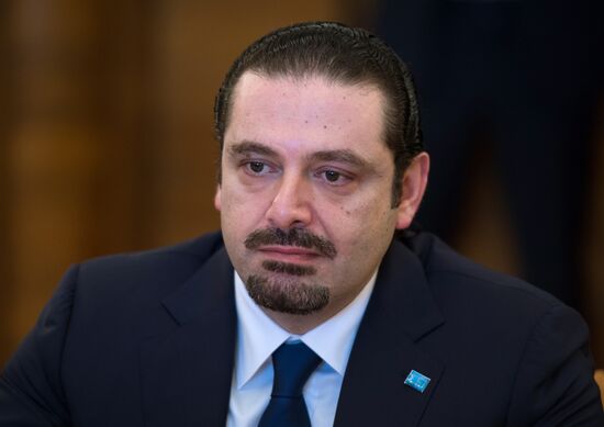 Foreign Minister Sergey Lavrov meets with ex-prime minister of Lebanon Saad Hariri