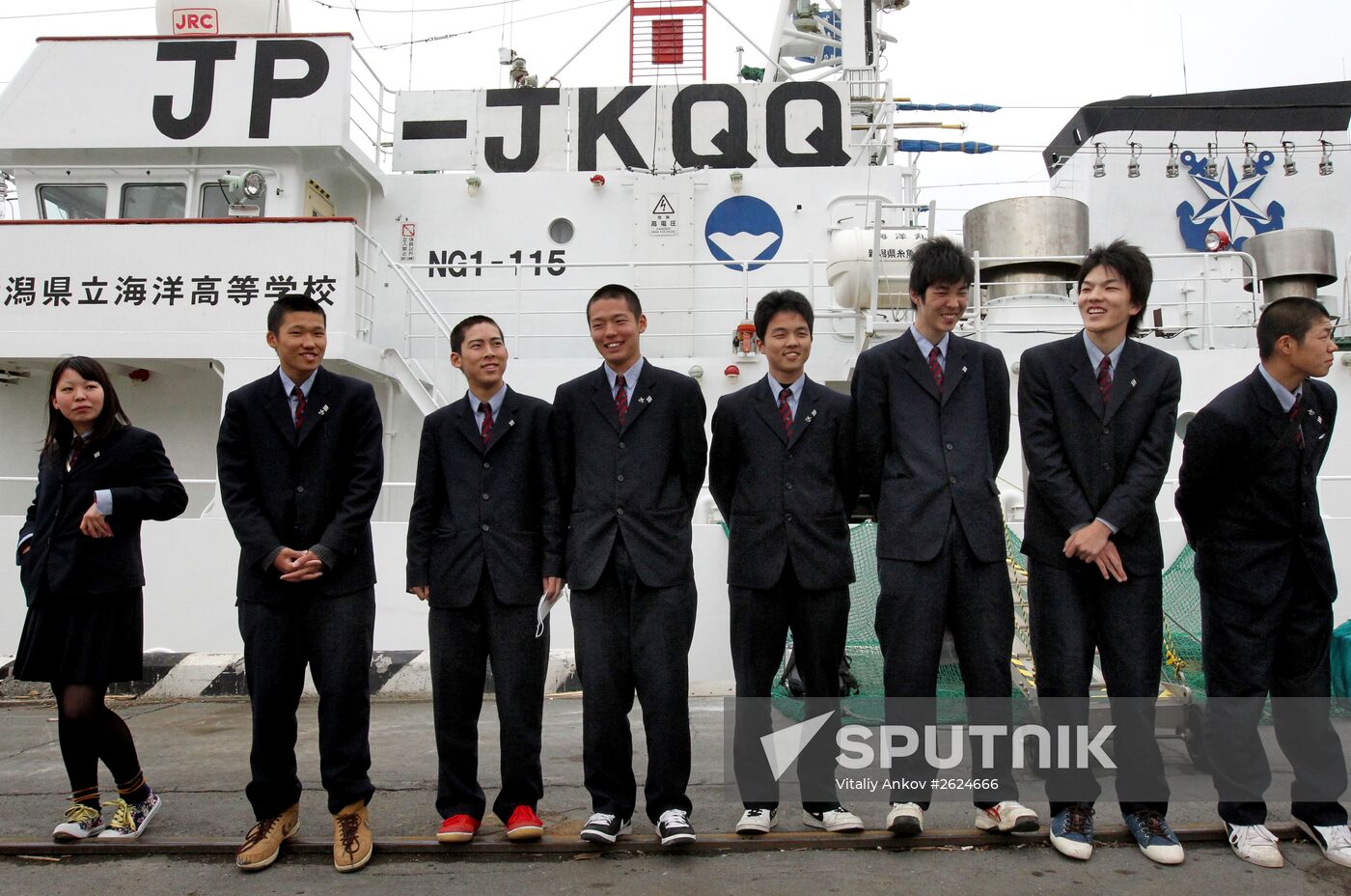 Japanese ship Kayo-Maru arrives in Vladivostok