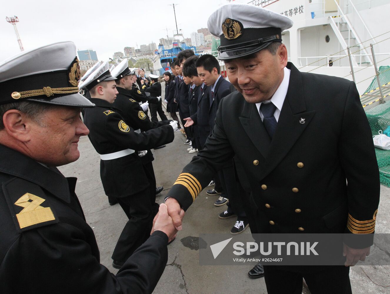 Japanese ship Kayo-Maru arrives in Vladivostok