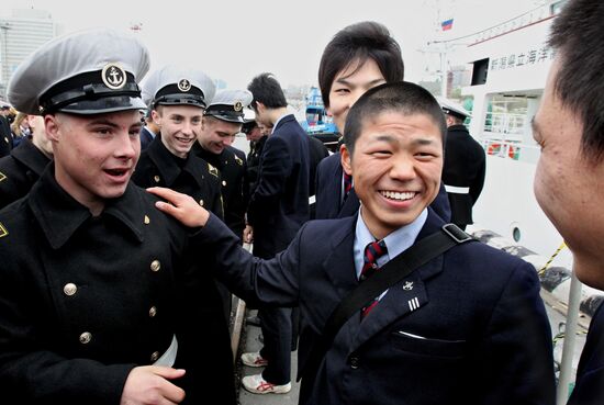 Japanese ship Kayo-Maru arrives in Vladivostok