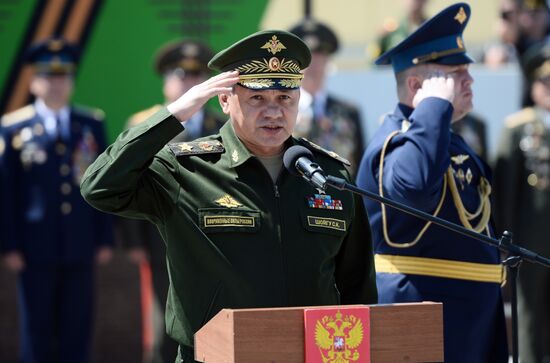 Defense Minister Sergei Shoigu's visit to 7th Guards Airborne-Assault Red Banner Division