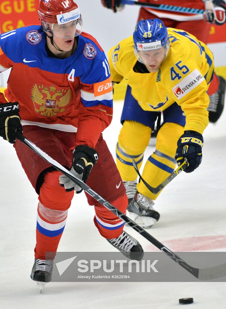 Ice Hockey World Championship 2015. Sweden vs. Russia