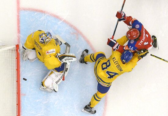 2015 IIHF Ice Hockey World Championship. Sweden vs. Russia