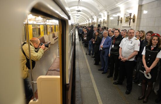 Parade of trains opens on Moscow metro