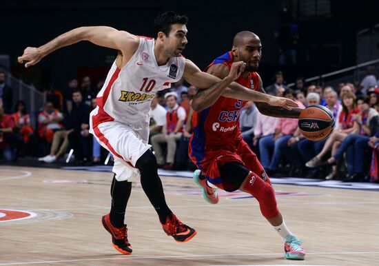 Basketball. Euroleague Final Four. CSKA vs Olympiacos