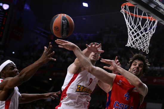 Basketball. Euroleague Final Four. CSKA vs Olympiacos