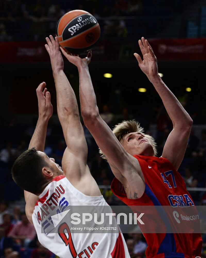Basketball. Euroleague Final Four. CSKA vs Olympiacos