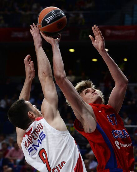 Basketball. Euroleague Final Four. CSKA vs Olympiacos