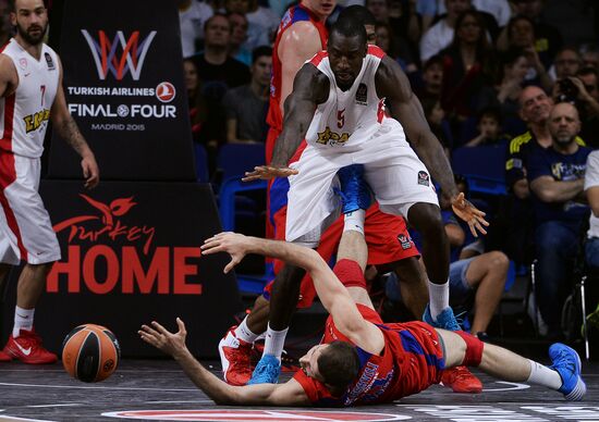 Basketball. Euroleague Final Four. CSKA vs Olympiacos
