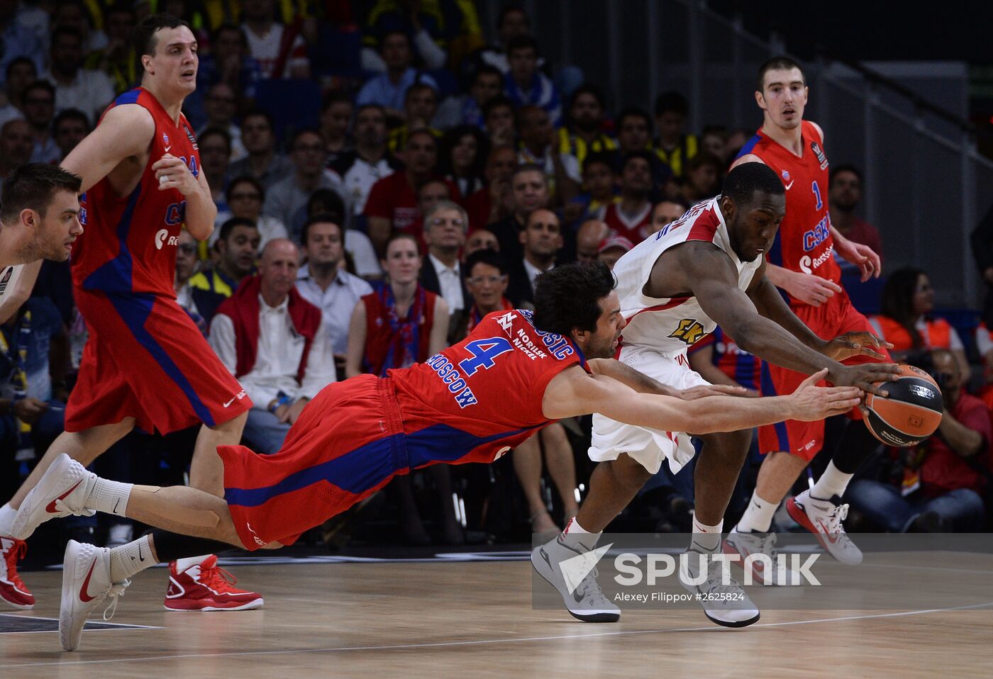 Basketball. Euroleague Final Four. CSKA vs Olympiacos