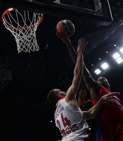 Basketball. Euroleague Final Four. CSKA vs Olympiacos