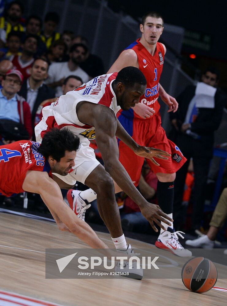 Basketball. Euroleague Final Four. CSKA vs Olympiacos
