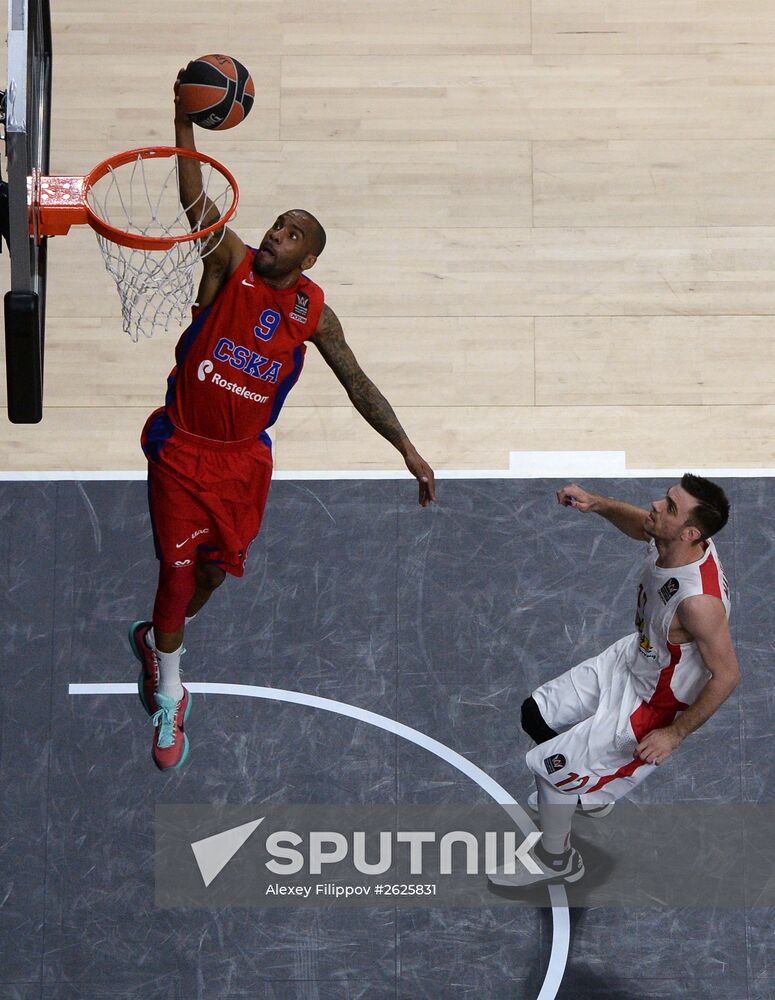 Basketball. Euroleague Final Four. CSKA vs Olympiacos