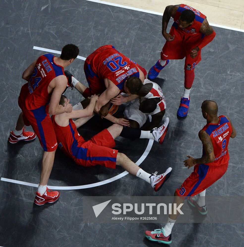 Basketball. Euroleague Final Four. CSKA vs Olympiacos